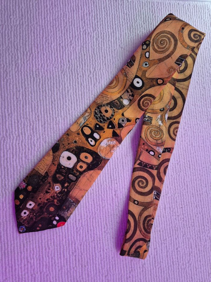 Cravate L'arbre de vie Klimt