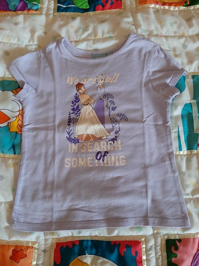 T shirt disney la reine des neiges Anna
