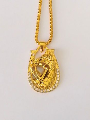 Chaîne + pendentif bohème