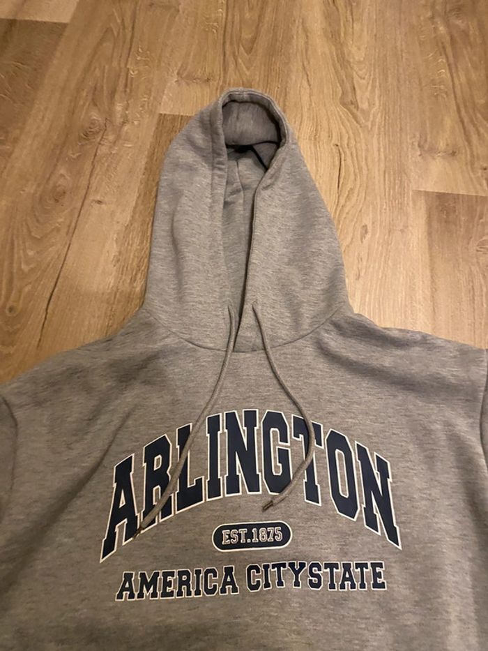 sweat oversize gris taille M shein femme - photo numéro 4