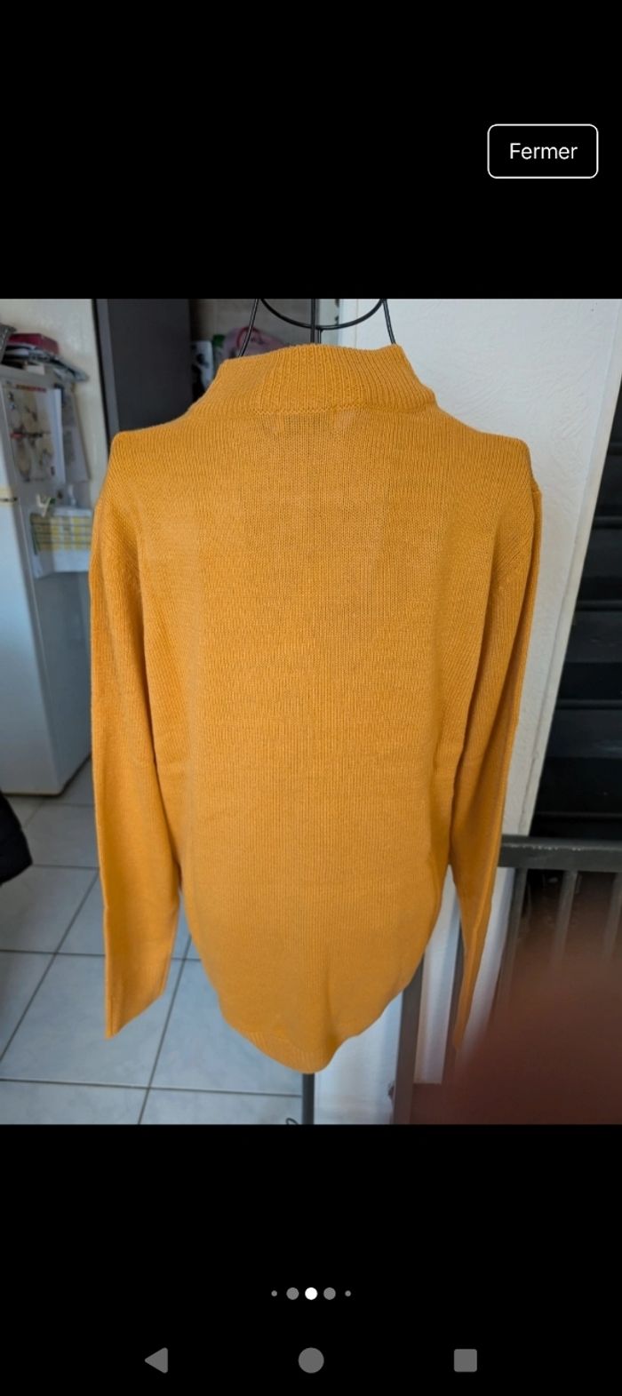 Magnifique pull col montant Damart en parfait état taille L - photo numéro 4