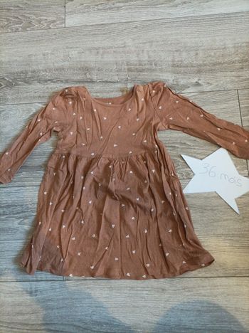 Robe marron 2-4 ans