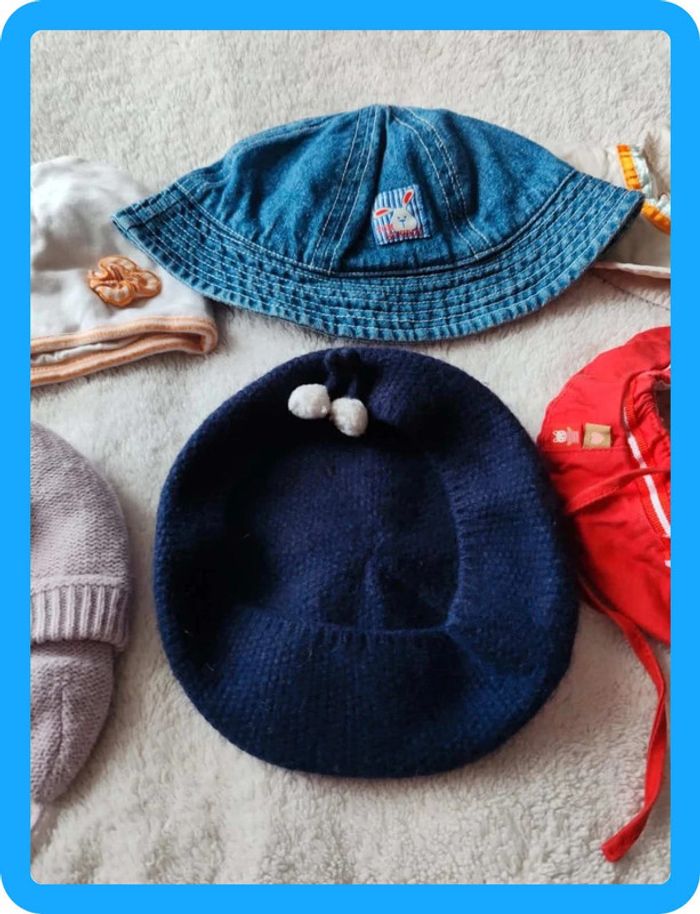 Lot 6 chapeaux de 6 mois a 24 mois - photo numéro 3