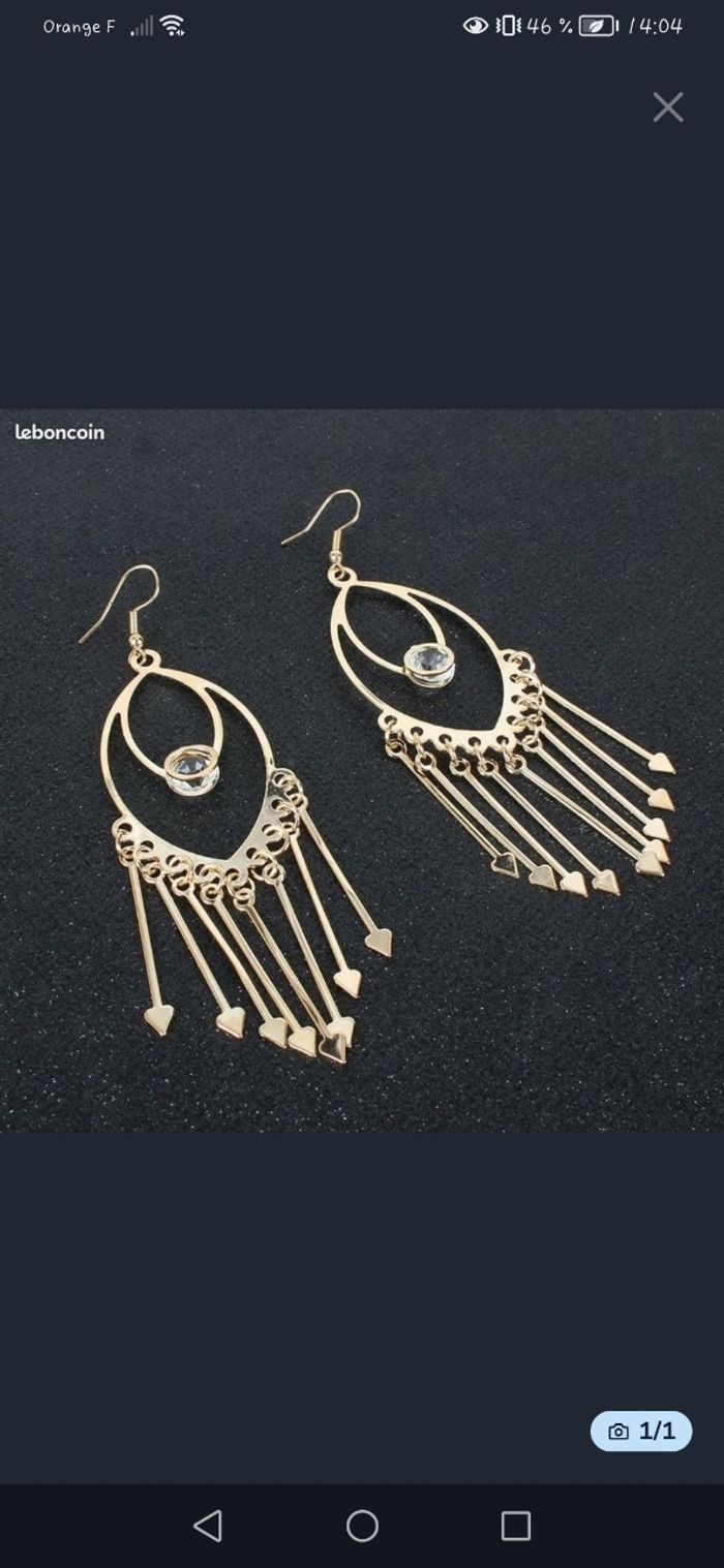 Boucles d'oreilles pendantes