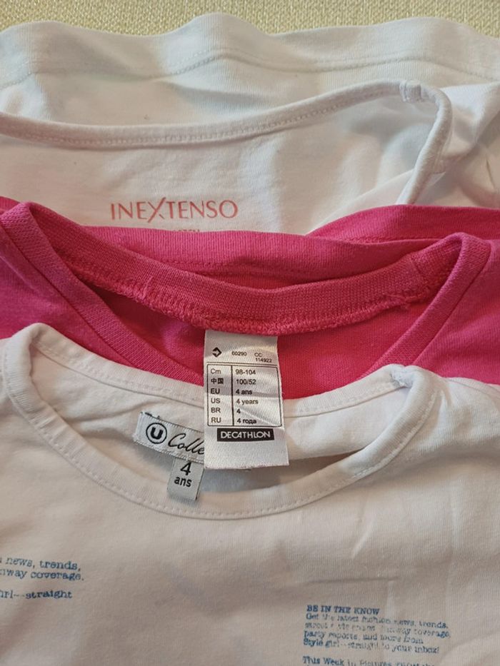 Lot t-shirts 4 ans - photo numéro 13