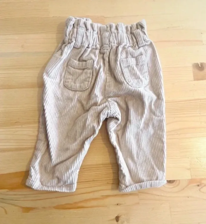 Pantalon velours beige - photo numéro 2