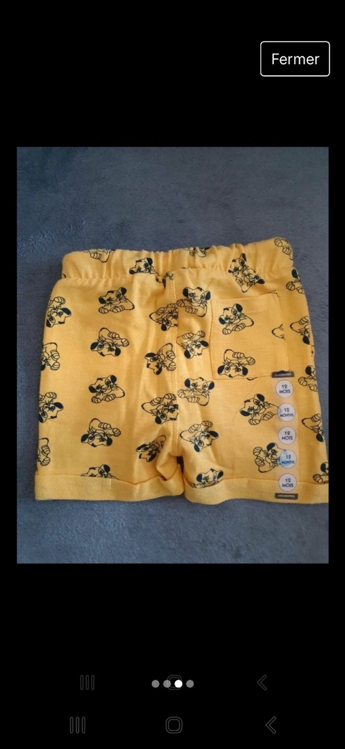 Ensemble Simba roi lion Disney neuf 12 mois - photo numéro 3