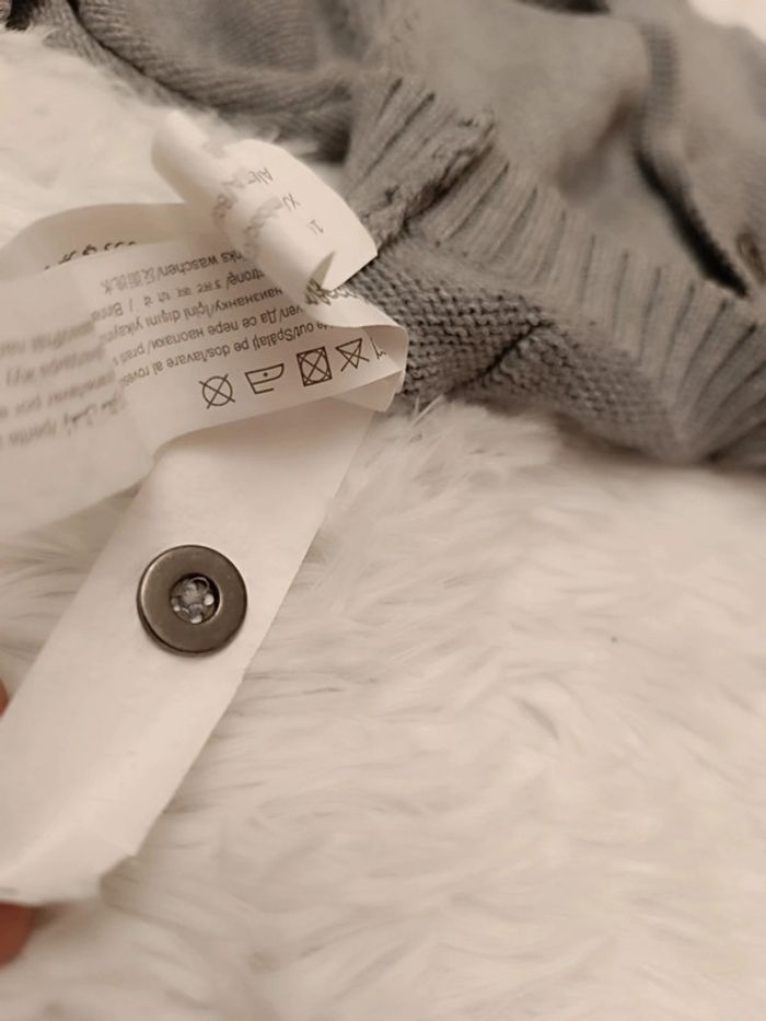 Cardigan - Gilet col châle T. 3 mois TAO - photo numéro 11