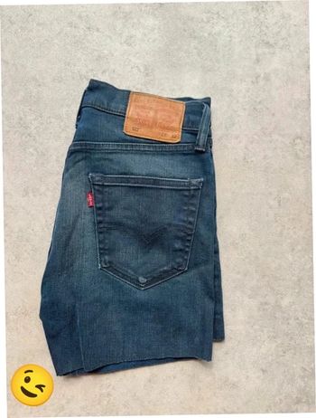 Short Levi's 522 W28 FR38 Bleu Femme Women #SHO108