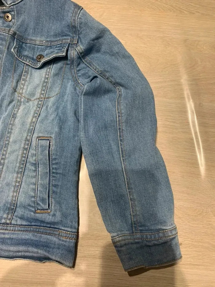 Veste en jean bleu clair - photo numéro 4