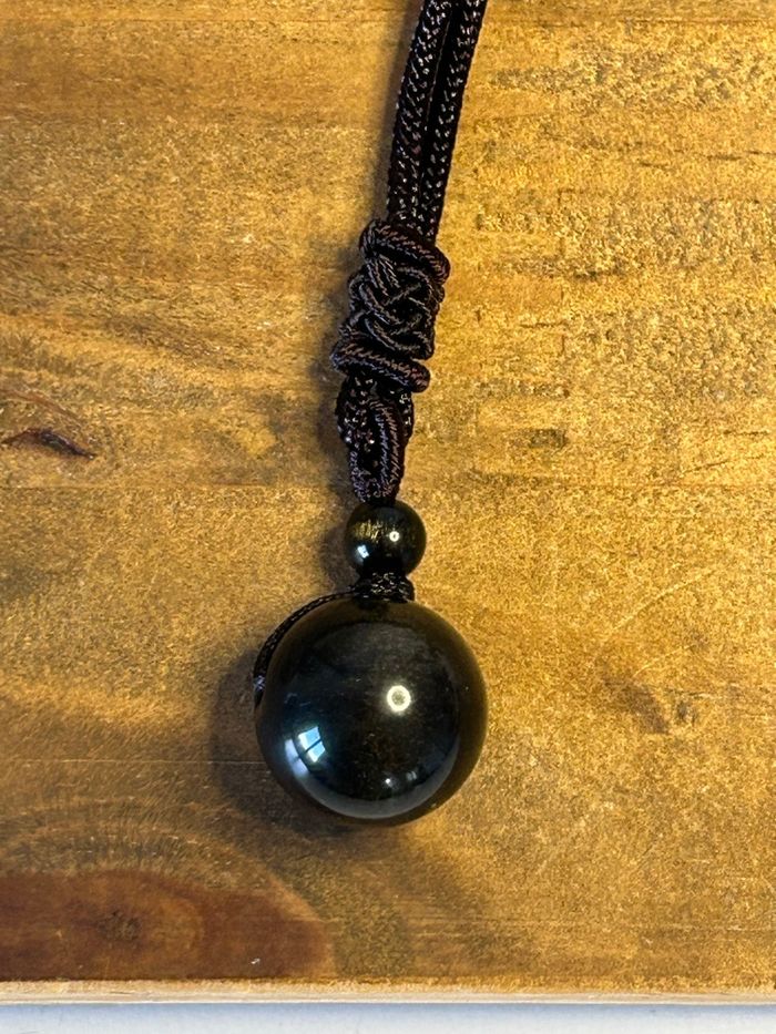Collier en obsidienne noire – Protection & Ancrage - photo numéro 9