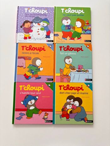 Lot 6 livres T’Choupi