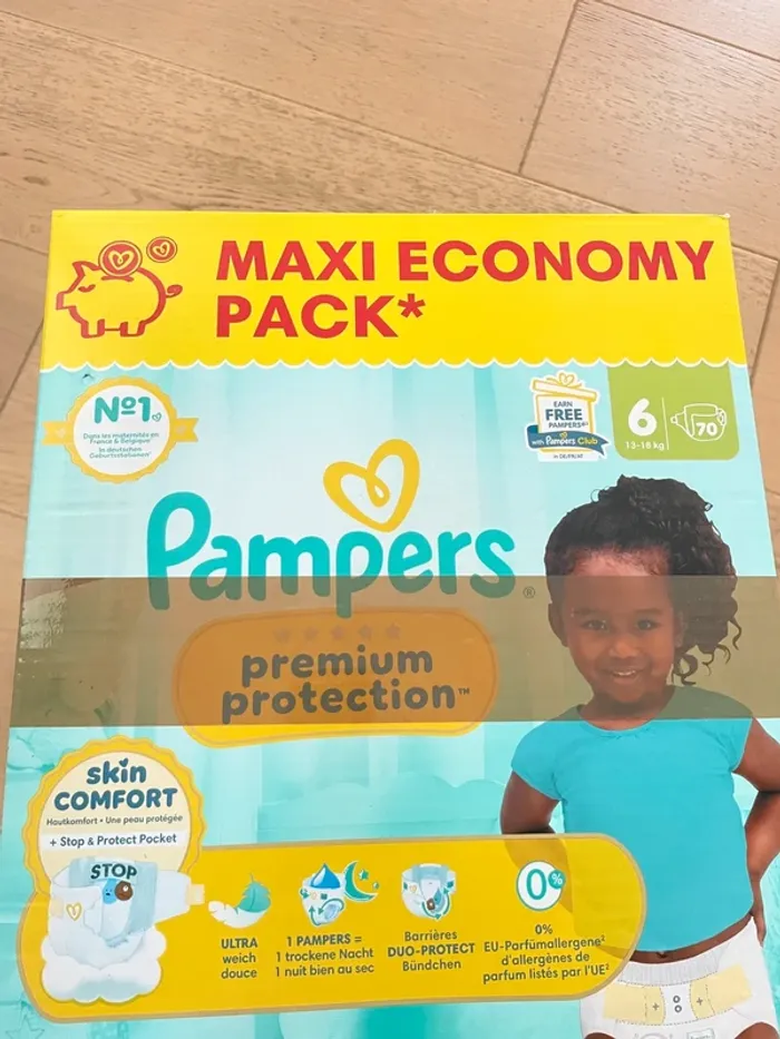 Couches Pampers taille 6 - photo numéro 3