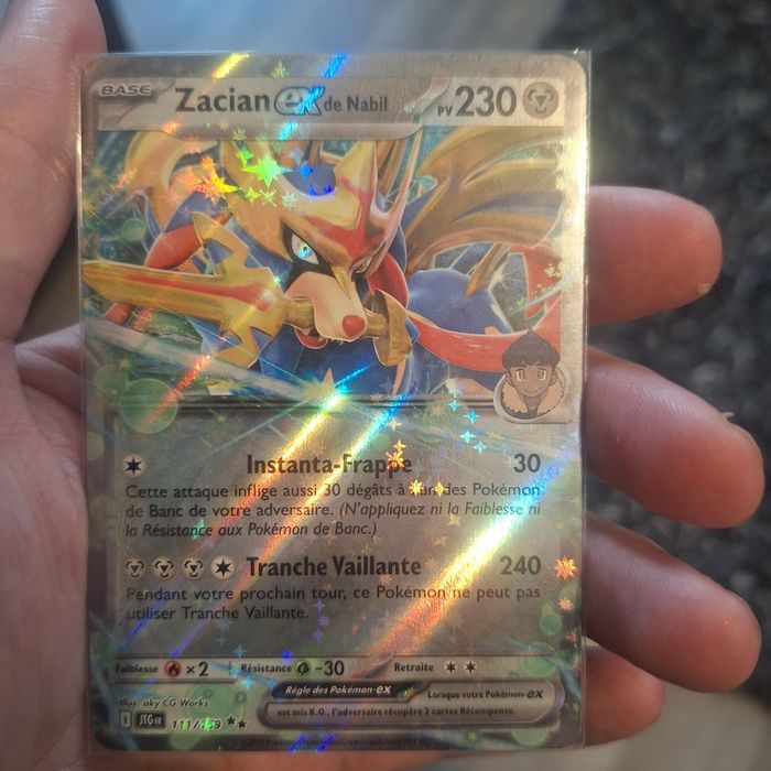 Carte Pokemon ZACIAN 111/159 EX EV9 Ecarlate et Violet 9 JTG FR NEUF
