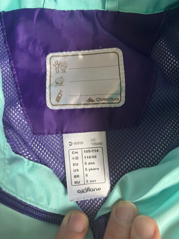 Kway fille kechua 5 ans - photo numéro 4