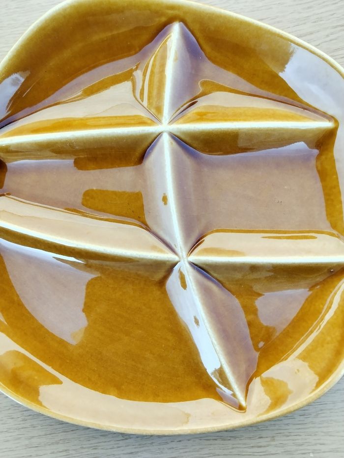 Assiettes moutarde Salins France - photo numéro 2