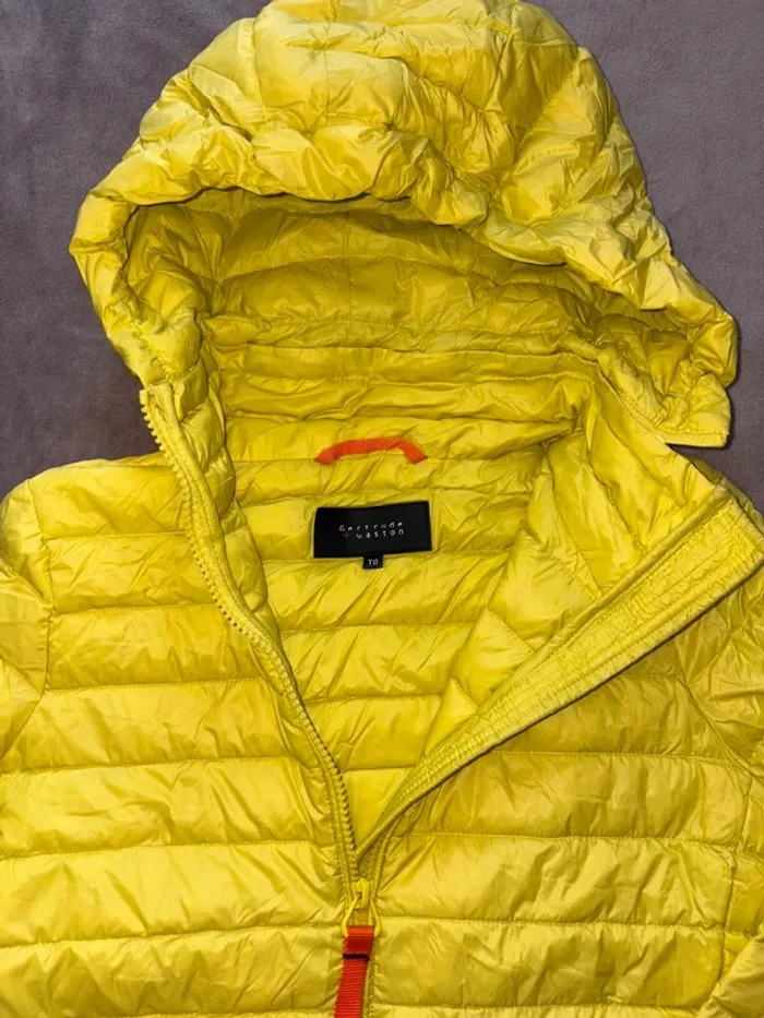 Doudoune veste matelassées jaune Gertrude + Gaston en très bon état taille S - photo numéro 4