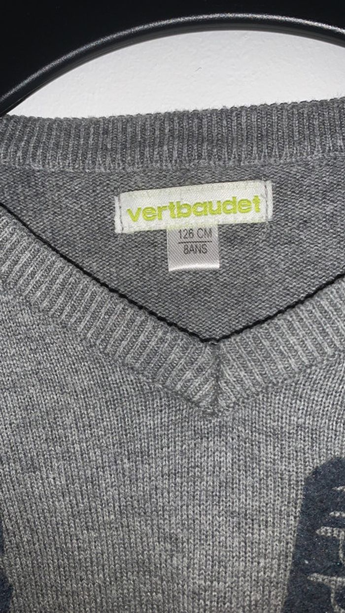Pull garçon Vertbaudet 8 ans - photo numéro 3