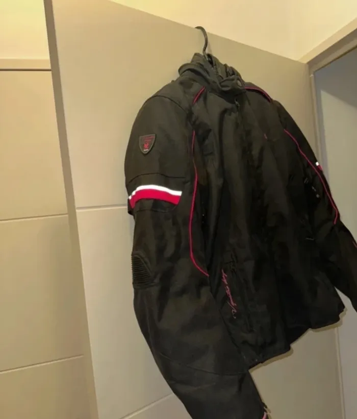 Veste de moto + cahouet V’Quattro femme TXL - photo numéro 3