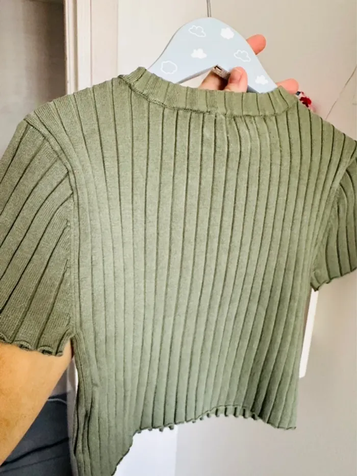 Teeshirt coton côtelé - photo numéro 4