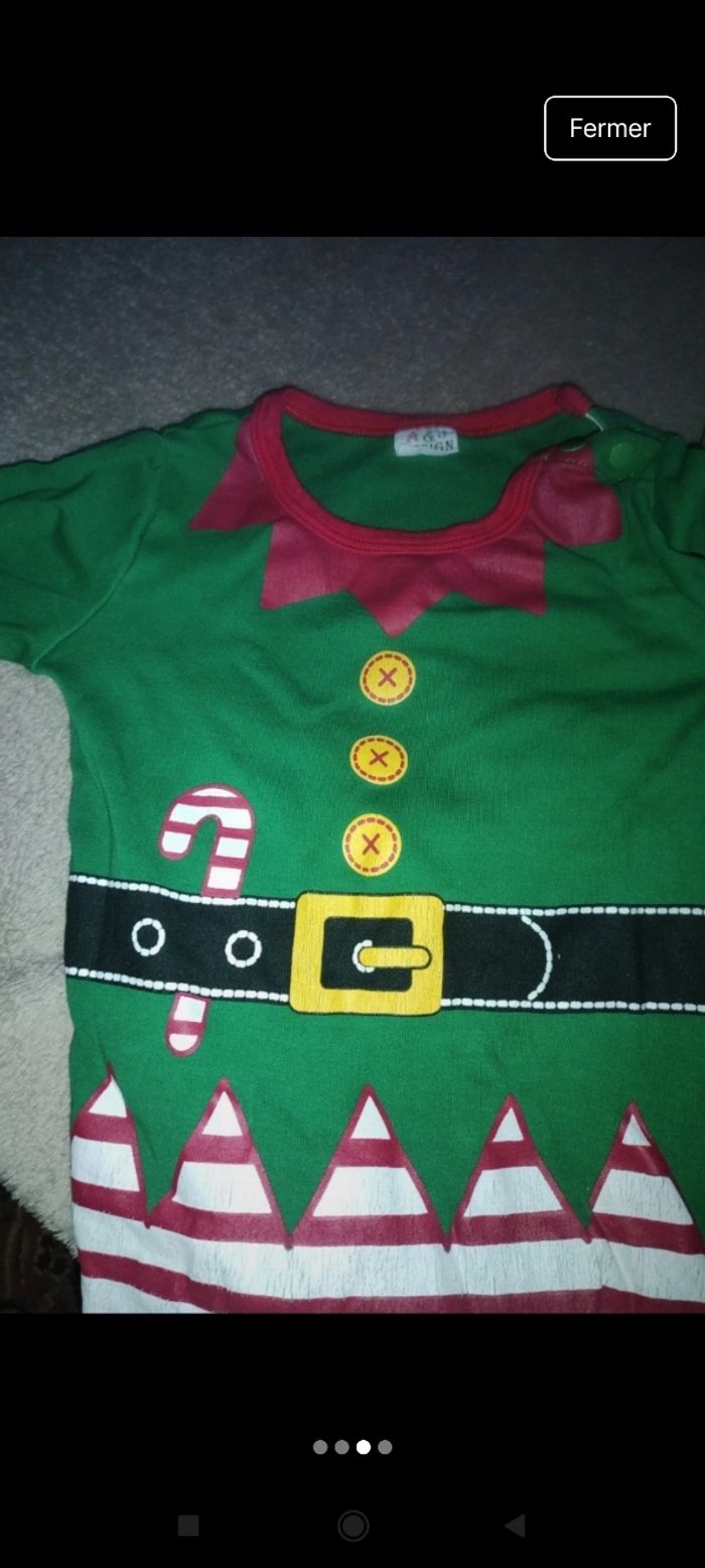 Pyjama bébé noël e18 - photo numéro 4