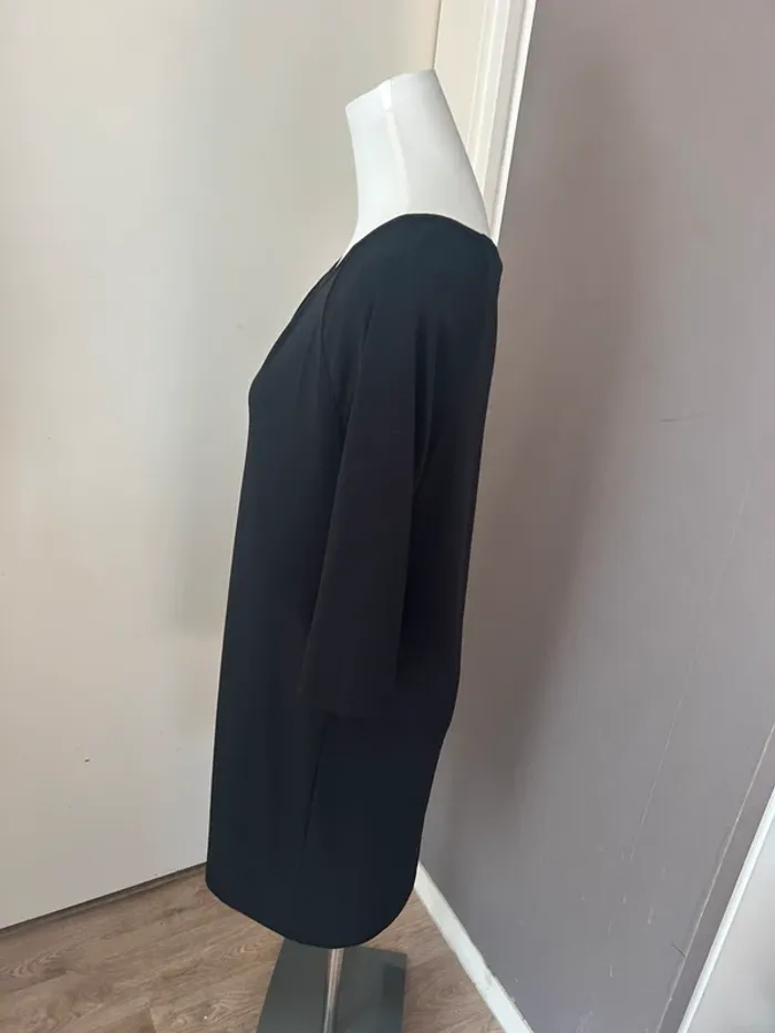 Esprit robe noire, moulante femme, taille M/38 manches longues - photo numéro 2