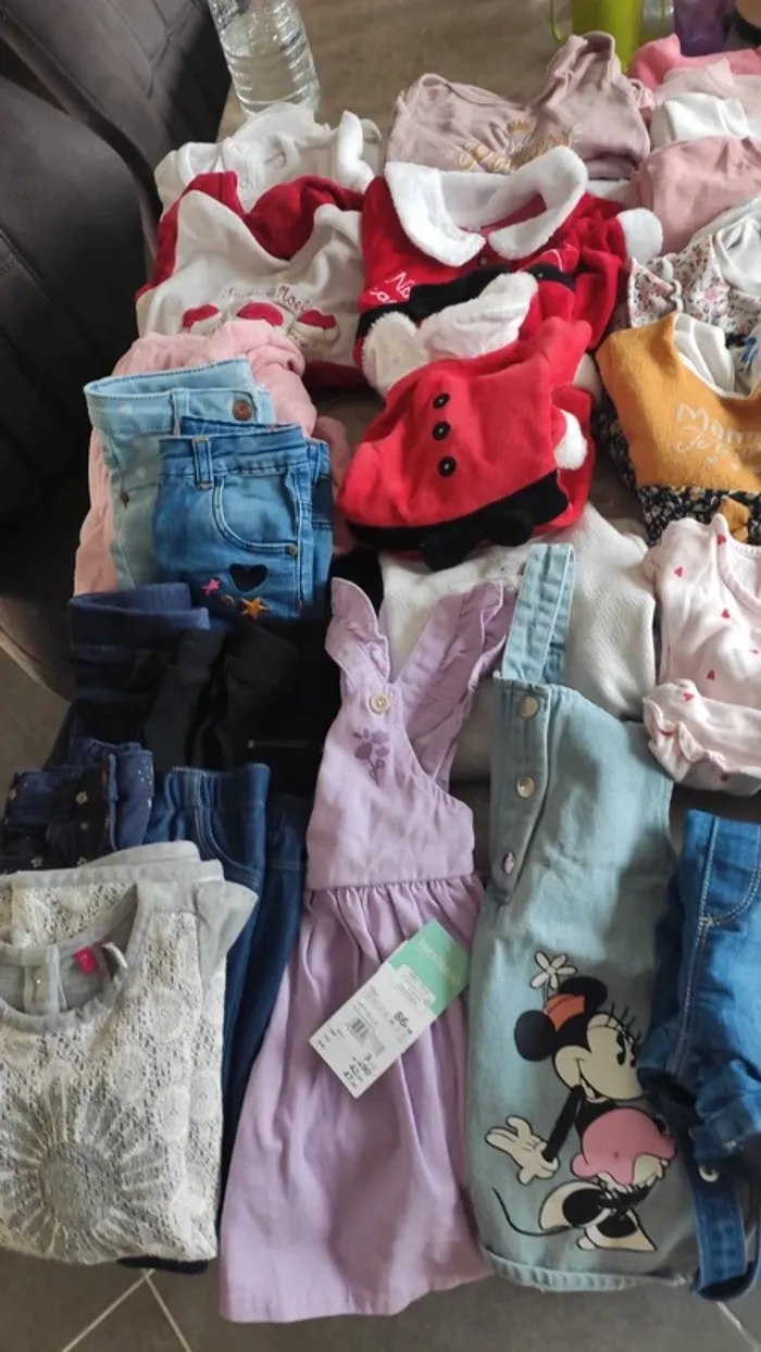 Lot vêtements bébé fille 18 mois hiver 🪾 - photo numéro 2