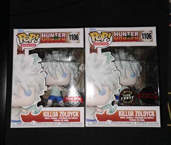 Lot 2 Figurines Funko Pop / Killua Zoldyck N°1106 / Hunter X Hunter / (1Glow Chase + 1Spécial éditio