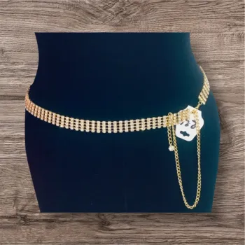 Ceinture ajustable en strass 🍭🍭