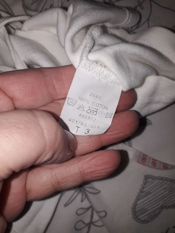 Camaieu débardeur blanc lassage au dos taille 3 = 40 - photo numéro 6