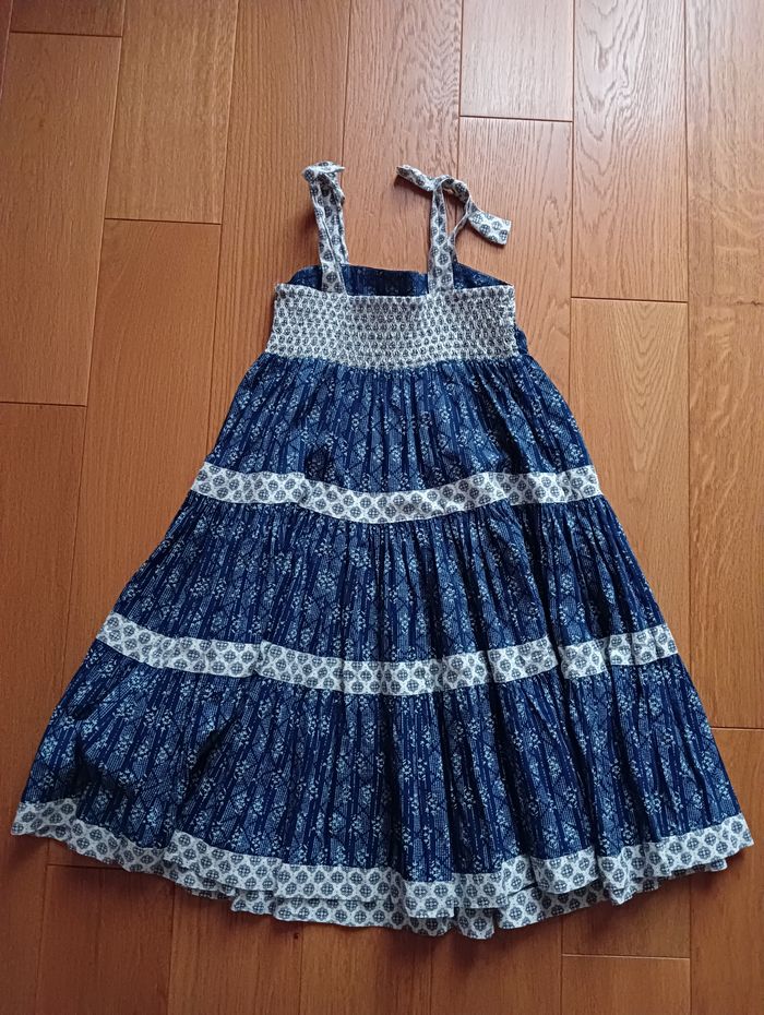 Robe longue bleue ZARA 7 ans - photo numéro 2