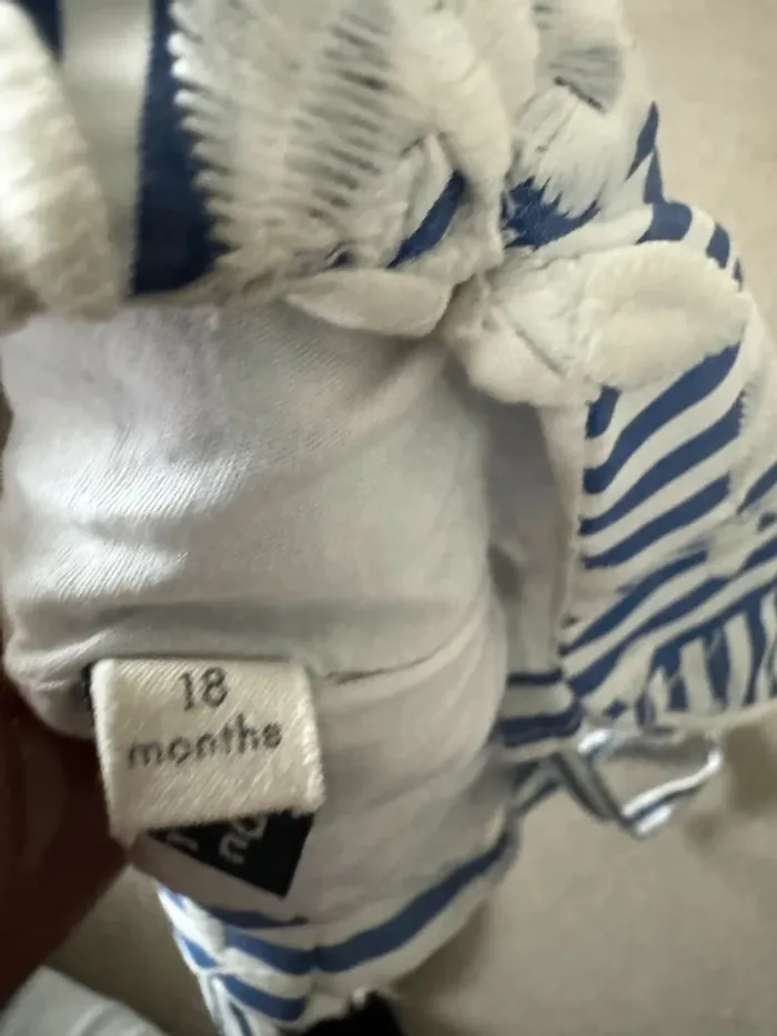 Chapeau du bruit dans l'atelier taille 18 mois, bon état mais une petite trace - photo numéro 3