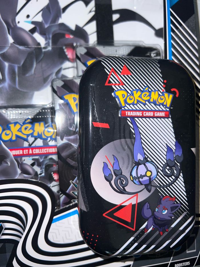 Lot coffret classeur boosters MINI TIN UNYS FOUDRE NOIRE FLAMME BLANCHE – EV10.5 – FRANCAIS 2025 POKEMON - photo numéro 2