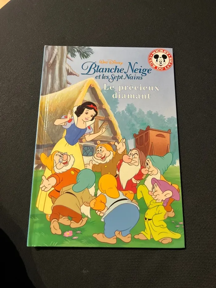 Livre pour enfants Disney blanche neige et les sept nains le précieux diamants