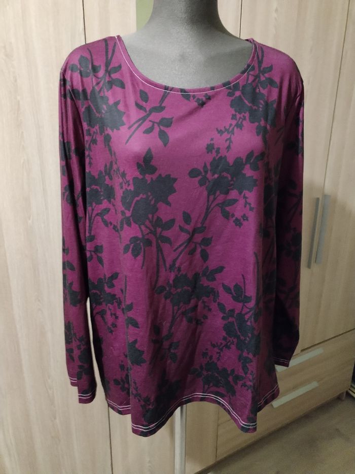 T-shirt femme manches longues taille 50