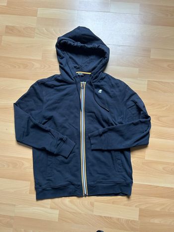 Sweat capuche marine zippé XL K-Way