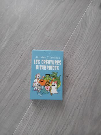 Jeu des 7 familles les créatures bizarroïdes
