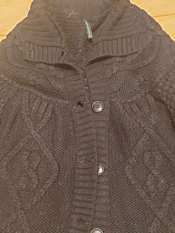 Poncho noir naf-naf - photo numéro 3