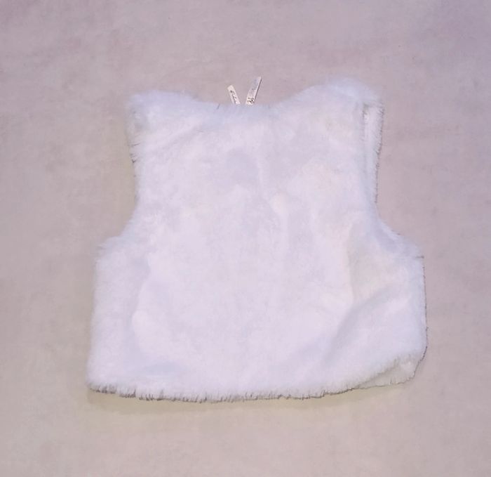 Gilet/veste sans manches tout doux fille - 12 mois - photo numéro 2