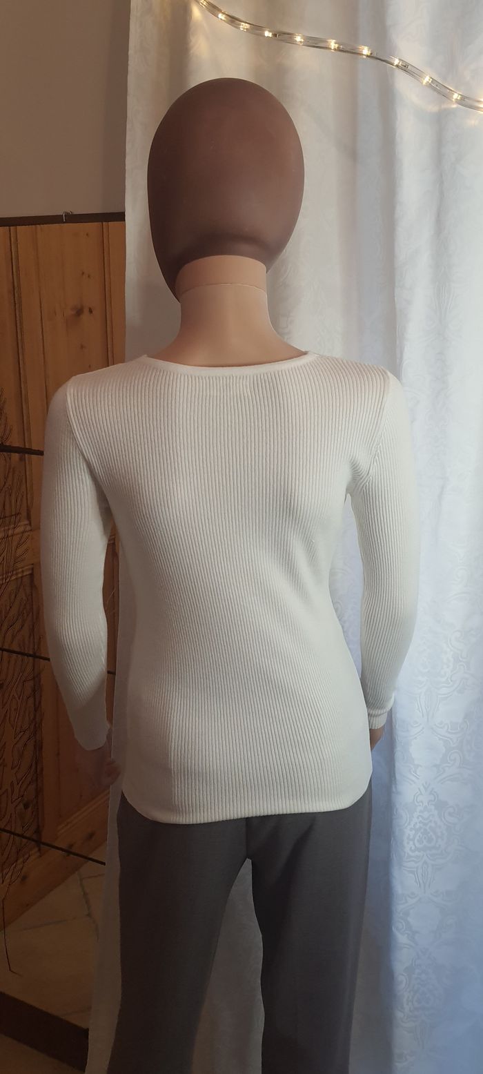 Top femme crème "Miss Kiss" taille L - photo numéro 4