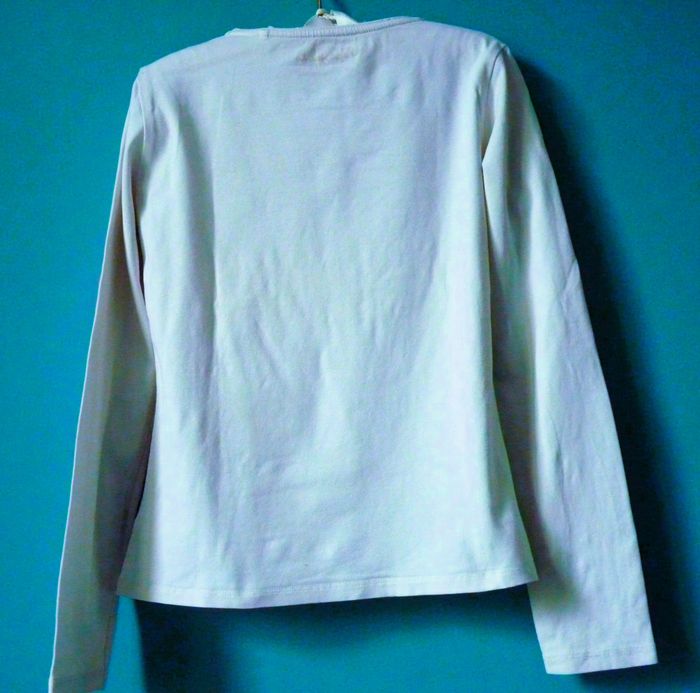 T-shirt Fille Pepe Jeans London 12 ans blanc TBE ML - photo numéro 3