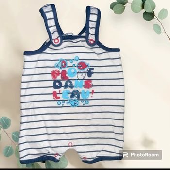 salopette short bébé