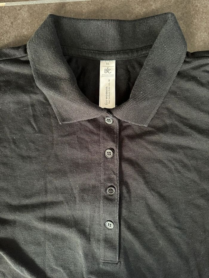 Polo femme noir XL - photo numéro 4