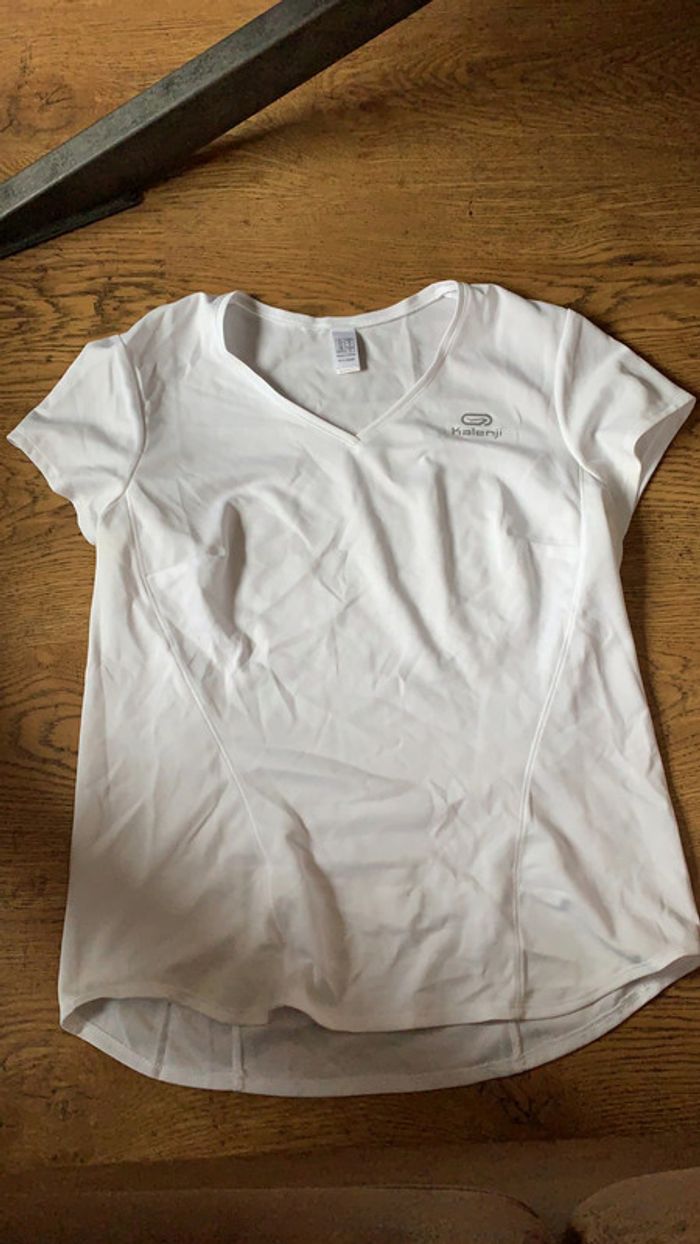 Tee-shirt Kalenji taille 40 blanc