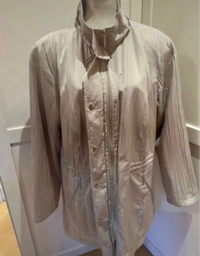 Veste femme légère taille 48 gelco beige - photo numéro 3