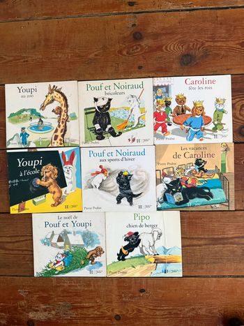 Caroline Câlin - Lot de 8 livres bd albums Pierre Probst Hachette Jeunesse
