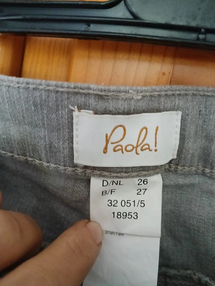Jeans gris Paola ! Taille 58 - photo numéro 5