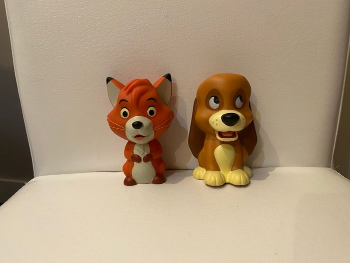 Figurine rox et rouky disney