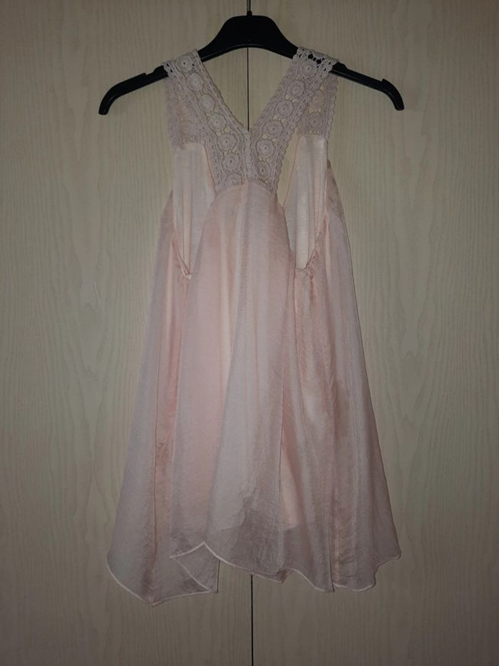 Blouse rose clair taille S - photo numéro 2