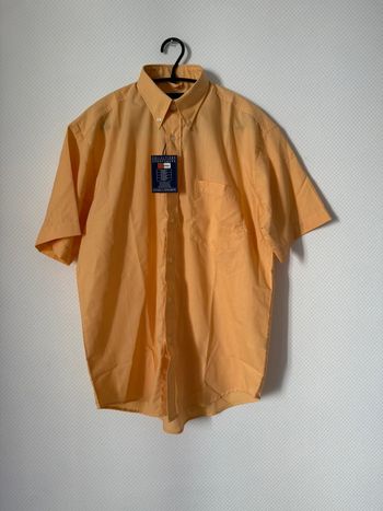Chemise manche courte orange neuf taille M